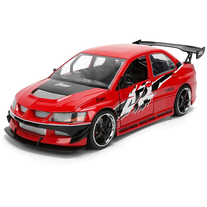 Mitsubishi Lancer Evolution IX - Röd - Fast & Furious - Jada - 1:24