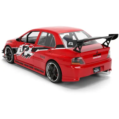 Mitsubishi Lancer Evolution IX - Röd - Fast & Furious - Jada - 1:24