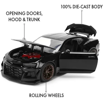 2024 Chevrolet Camaro ZL1 1LE - Svart - Fast & Furious - Jada - 1:24