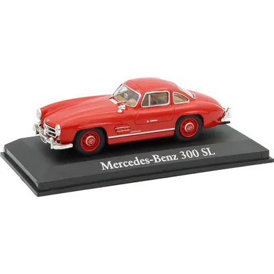 Mercedes-Benz 300 SL - Röd - Atlas Editions - 1:43