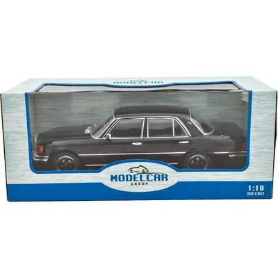 Mercedes-Benz S-Class (W116) - 1972 - Svart - Modelcar Group - 1:18