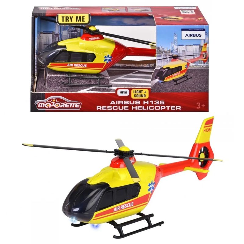 Airbus H135 Rescue Helicopter - Majorette Grand Series