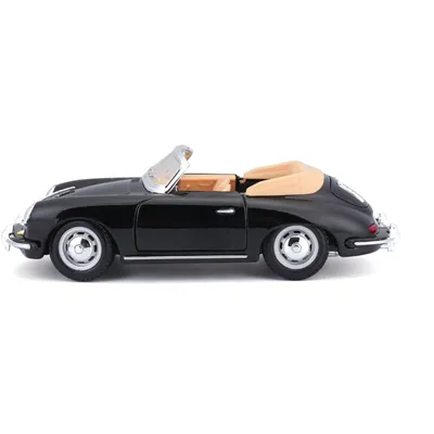 Porsche 356B Cabriolet - 1961 - Sort - Bburago - 1:24
