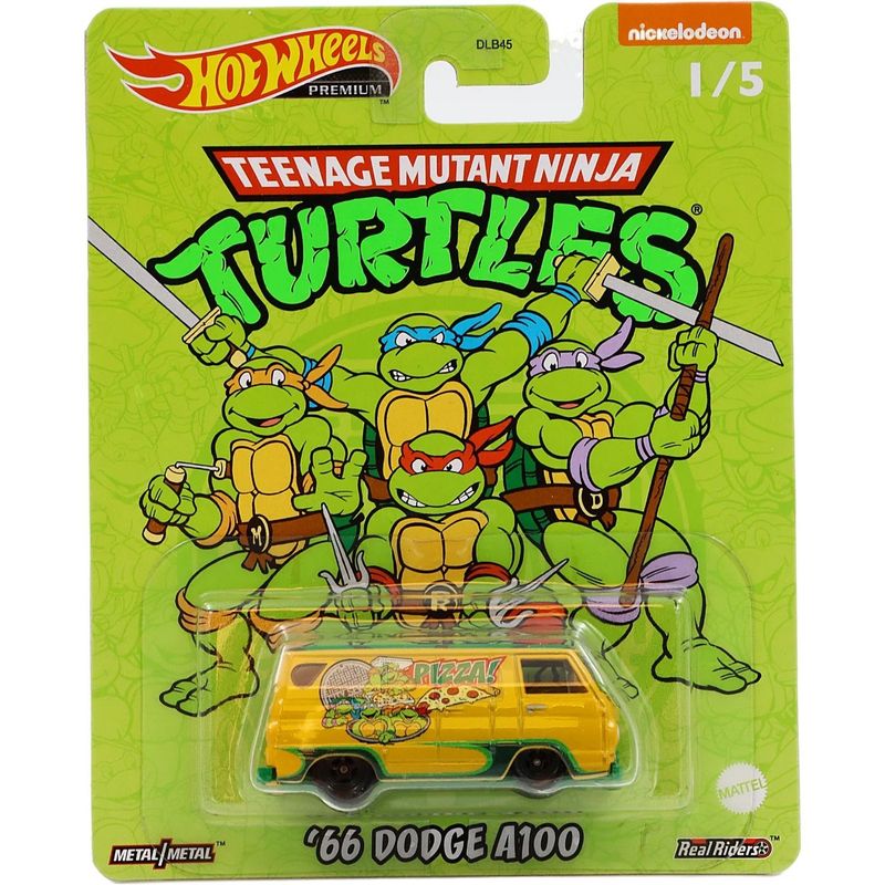 66 Dodge A100 - Turtles - Hot Wheels Premium