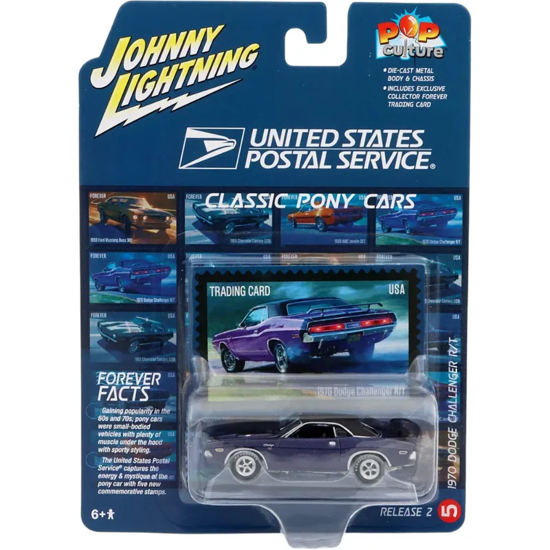 1970 Dodge Challenger R/T - Lila - Johnny Lightning - 1:64