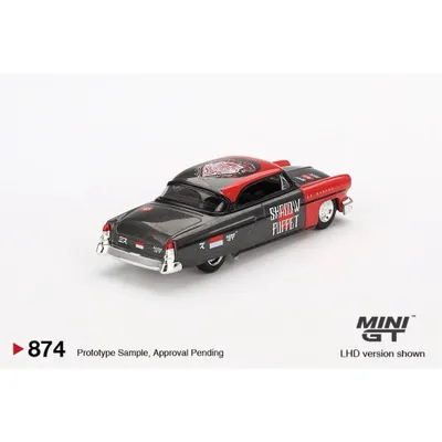 Lincoln Capri Hot Rod 1954 - Shadow Puppet - Mini GT - 1:64