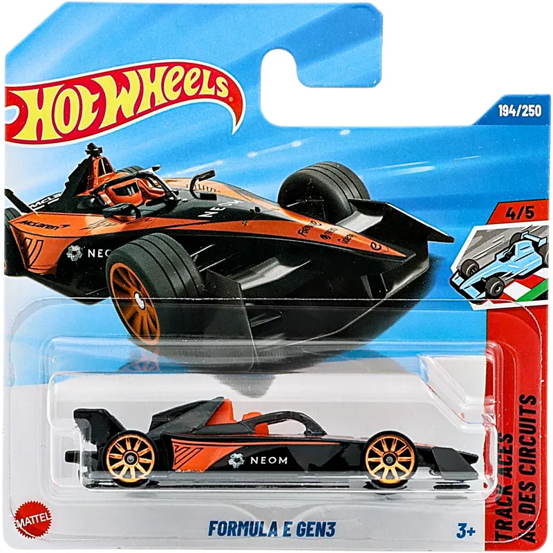 Formula E GEN3 - Svart/Orange - Track Aces - Hot Wheels