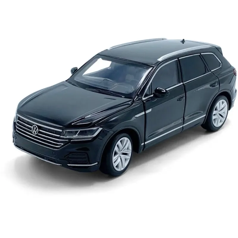 Volkswagen Touareg - Svart - Ljud & Ljus - Tayumo - 1:32