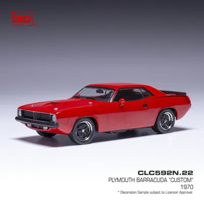 Plymouth Barracuda - 1970 - Röd - Ixo Models - 1:43