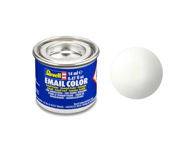 Gloss "White" - 4 - RAL 9010 - Emaljfärg - Revell