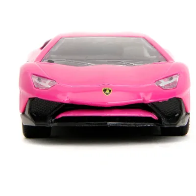 Lamborghini Aventador - Rosa - Pink Slips - Jada - 13 cm