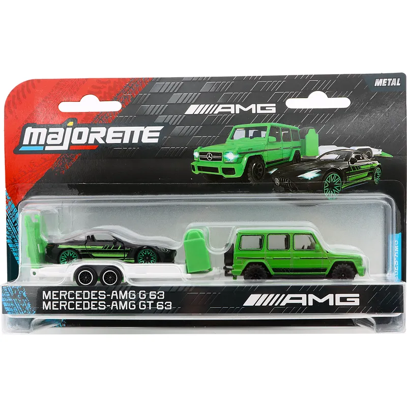 Mercedes-AMG G 63 og Mercedes-AMG GT 63 - Mercedes-AMG Deluxe Trailer - Majorette