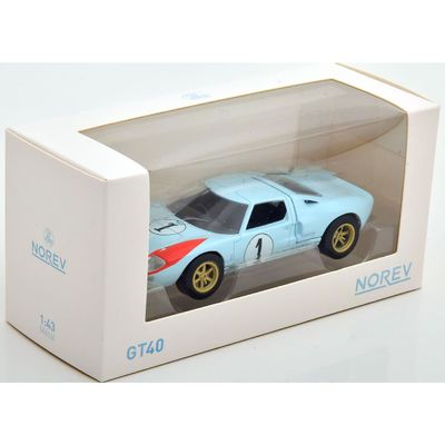 Ford GT40 MK 2 Gulf - Le Mans 1966 Miles/Hulme - 1:43 Norev
