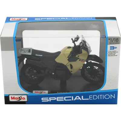 Kawasaki KLR 650 - Motorcykel - Maisto - 13 cm