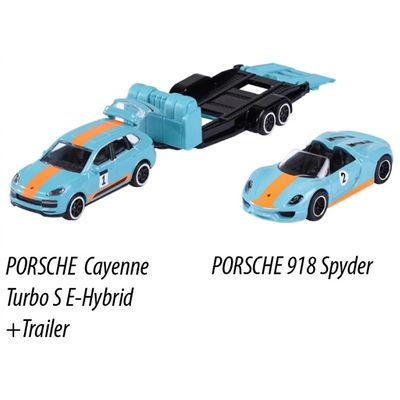 Cayenne Turbo S + 918 Spyder - Porsche Edition - Majorette