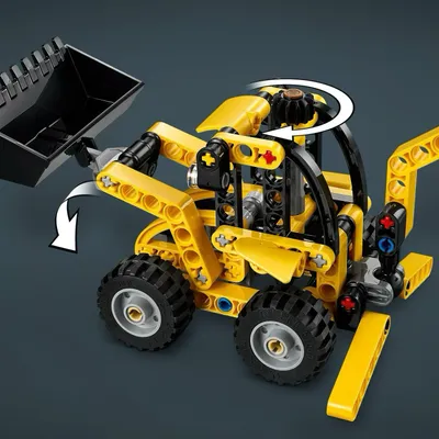 Grävlastare - Backhoe Loader - Technic - 42197 - LEGO