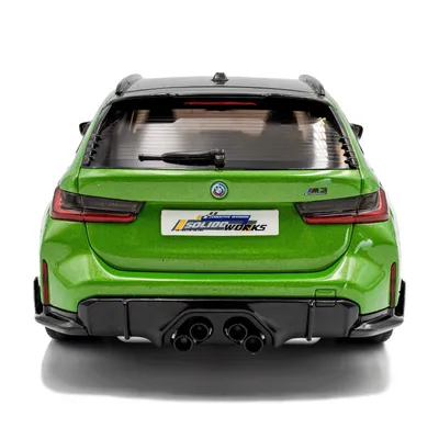 BMW M3 Competition M xDrive Touring - 2024 - Grön - Solido - 1:18