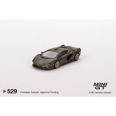 Lamborghini Sián FKP 37 Presentation - Grön - Mini GT - 1:64