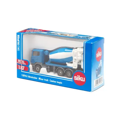 Scania Betongbil - Blå - 1896 - Siku - 1:87