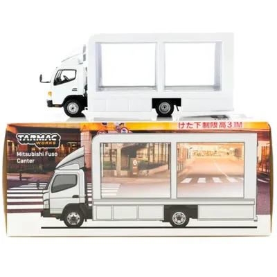 Mitsubishi Fuso Canter - Vit - TRUCK64 - Tarmac Works - 1:64