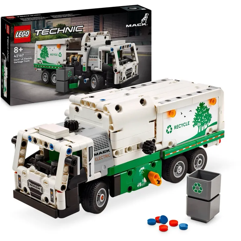 Mack LR Electric Garbage Truck - Technic - 42167 - LEGO