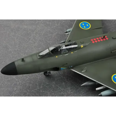 Saab J-32/E Lansen - Byggmodell - 81752 - Hobby Boss - 1:48