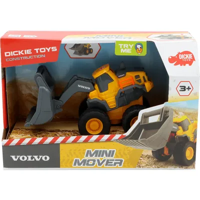 Hjullastare - Volvo - Mini Mover - Dickie Toys - 13 cm