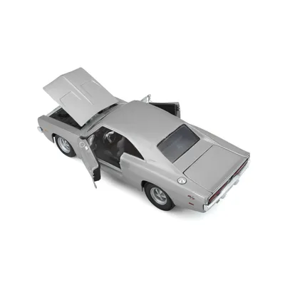 1969 Dodge Charger R/T - Silver - Maisto - 1:25