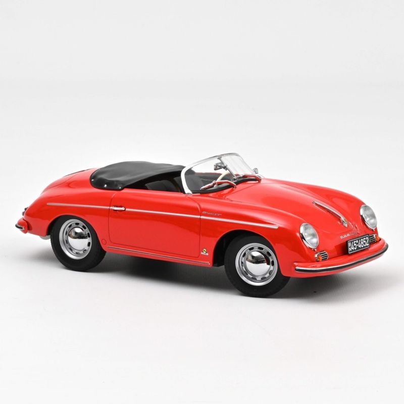 Porsche 356 Speedster - 1954 - Röd - Norev - 1:18