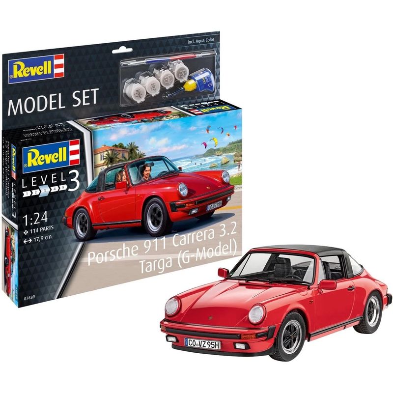 Porsche 911 Carrera 3.2 Targa - 7689 - Revell - 1:24