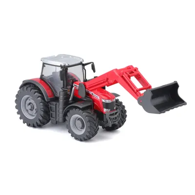 Massey Ferguson 8740S - Traktor - Bburago - 10 cm