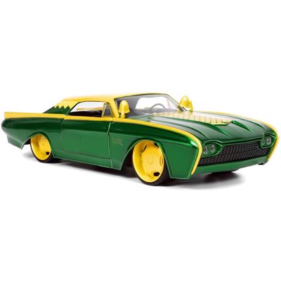 Loki & 1963 Ford Thunderbird - Grön - Marvel - Jada - 1:24