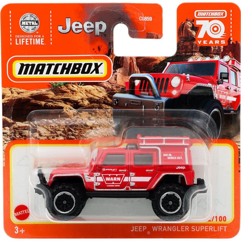 Jeep Wrangler Superlift - Röd - Matchbox 70 Years - Matchbox
