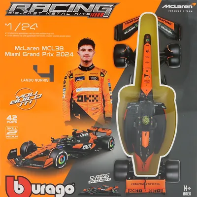 McLaren MCL38 - Lando Norris - Miami GP - Byggsats - 1:24