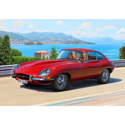 Jaguar E-Type (Coupé) - Byggmodell - 07668 - Revell - 1:24