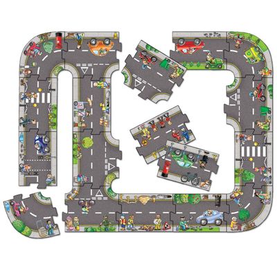 Gigantiskt vägpussel (20 bitar) - Giant Road - Orchard Toys