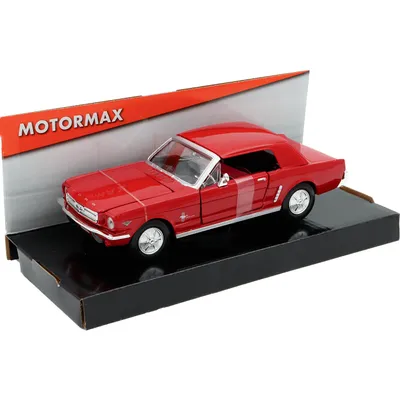 1964 1/2 Ford Mustang - Röd - Motormax - 1:24