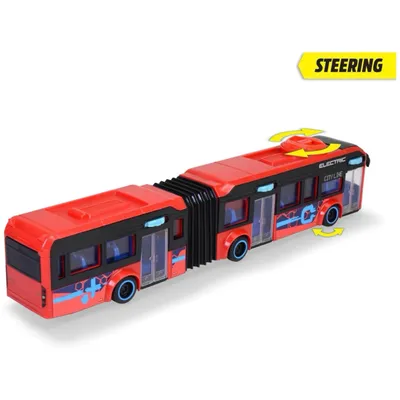 Volvo City Bus - Röd - Dicke Toys - 40 cm