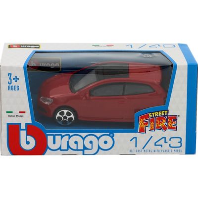 Volkswagen Polo GTI - 2010 - Röd - Bburago - 10 cm