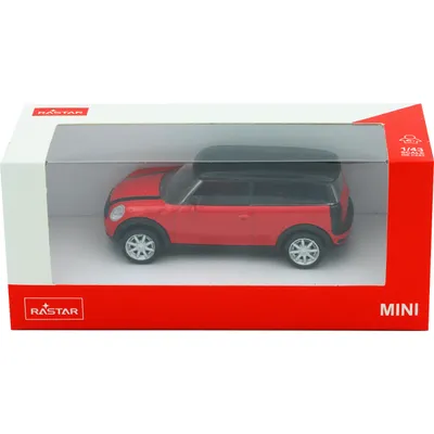 MINI Clubman - Röd - Rastar - 9 cm