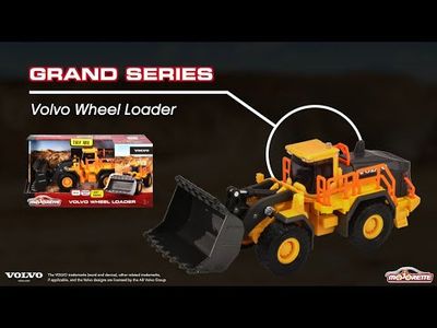 SKADAD FÖRPACKNING - Hjullastare - Volvo Wheel Loader - Majorette Grand Series