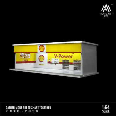 Shell Parking Garage - LED-belysning - 1:64