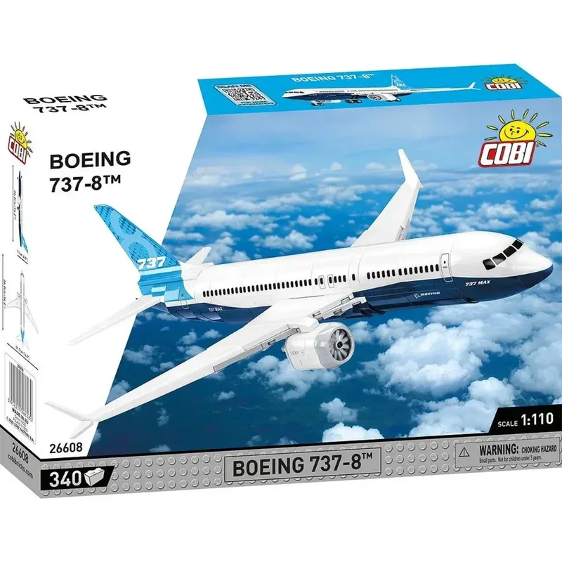 Boeing 737-8 - Klossbyggmodell - 26608 - COBI - 1:110