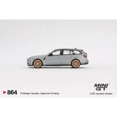 BMW M3 Competition (G81) - Touring Brooklyn Gray - 864 - Mini GT