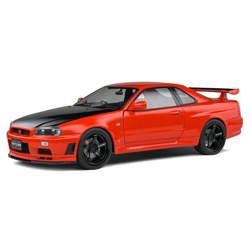 Nissan Skyline GT-R (R34) - 1999 - Röd - Solido - 1:18