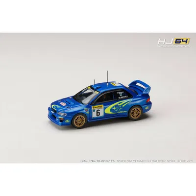 Subaru Impreza WRC 1999 #6 Monte Carlo - Hobby Japan - 1:64