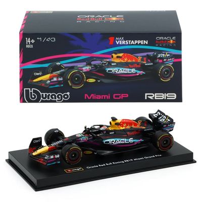 Red Bull - RB19 - Miami GP - Max Verstappen - Bburago - 1:43