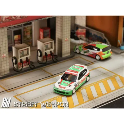 Honda Civic EG6 - Castrol - Street Weapon - 1:64