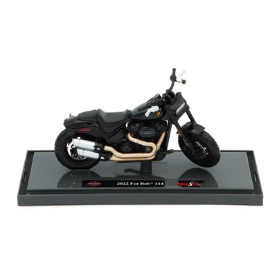 2022 Fat Bob 114 - Harley-Davidson - Svart - Maisto - 1:18