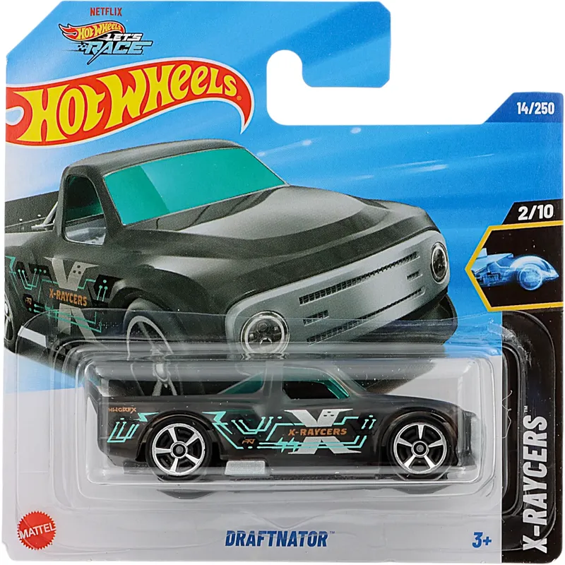 Draftnator - Svart - X-Raycers - Let's Race - 14/250 - Hot Wheels